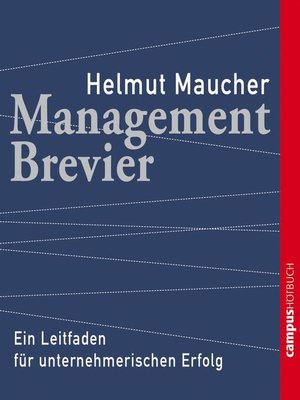 cover image of Management-Brevier